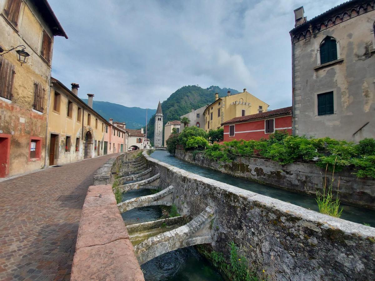 Torre Ca Emo, La Mansarda Di Serravalle Vittorio Veneto Bagian luar foto